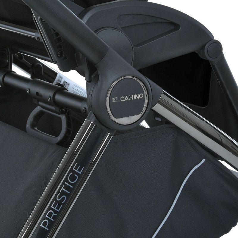 Коляска 2 в 1 El Camino PRESTIGE ME 1124-2 Black