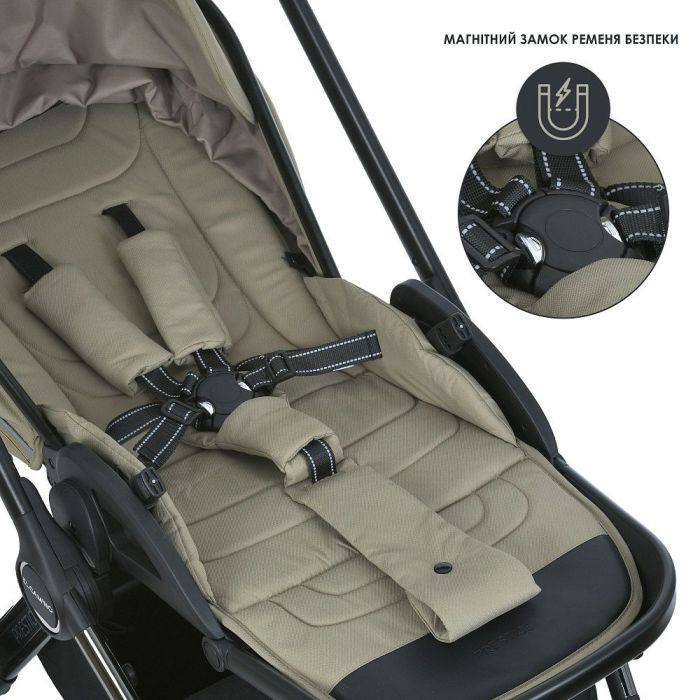 Коляска 2 в 1 El Camino PRESTIGE ME 1124-2 Calm Beige