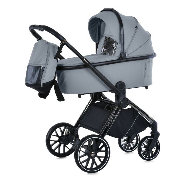 Коляска 2 в 1 El Camino PRESTIGE ME 1124-2 Frost Gray