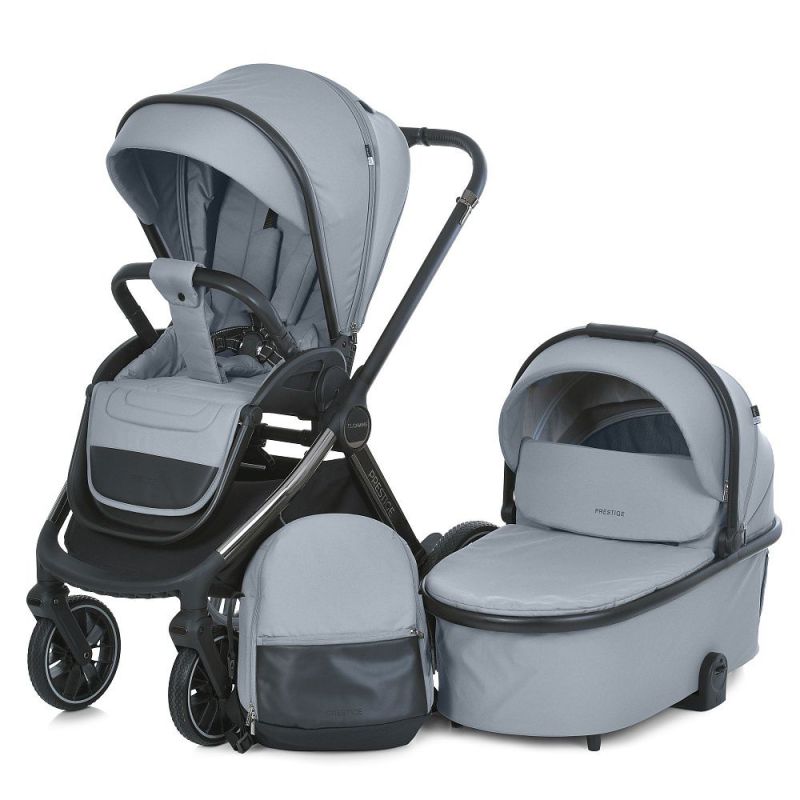 Коляска 2 в 1 El Camino PRESTIGE ME 1124-2 Frost Gray