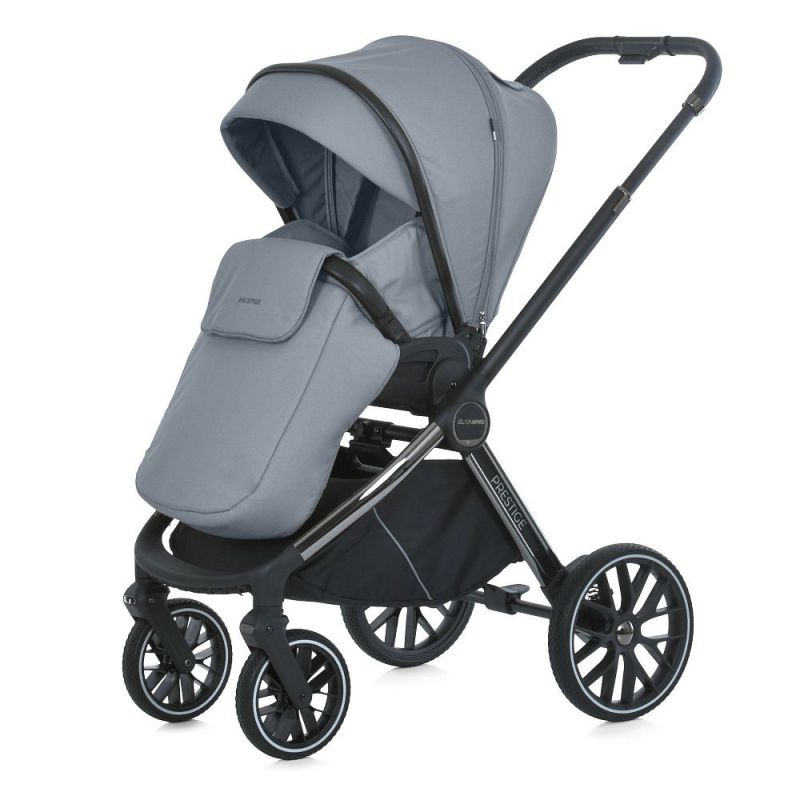 Коляска 2 в 1 El Camino PRESTIGE ME 1124-2 Frost Gray