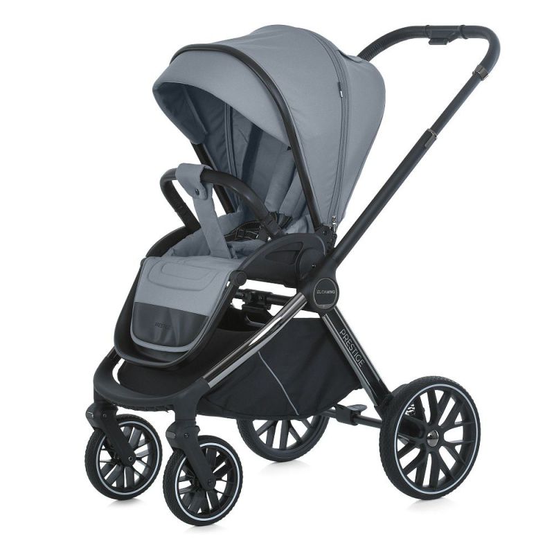 Коляска 2 в 1 El Camino PRESTIGE ME 1124-2 Frost Gray