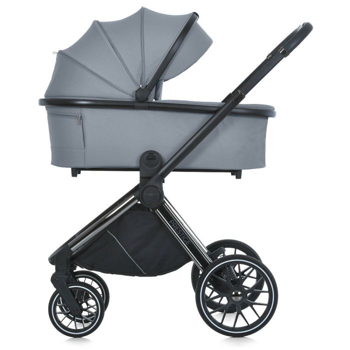 Коляска 2 в 1 El Camino PRESTIGE ME 1124-2 Frost Gray