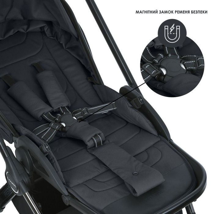 Коляска 2 в 1 El Camino PRESTIGE ME 1124-2 Magnet Gray
