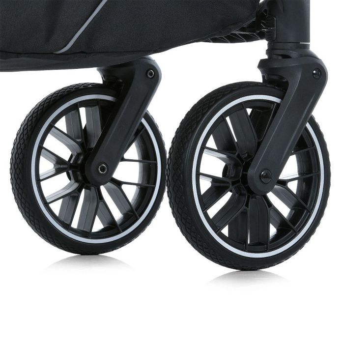 Коляска 2 в 1 El Camino PRESTIGE ME 1124-2 Black