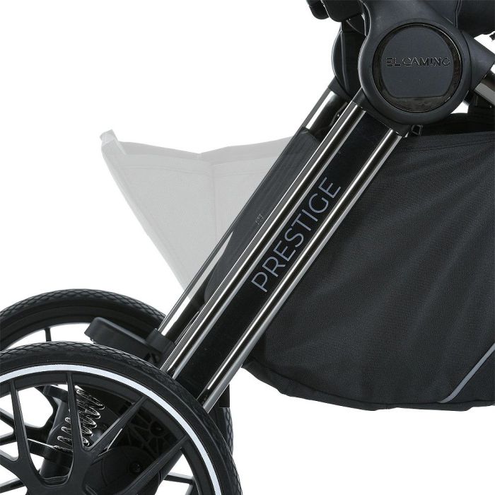 Коляска 2 в 1 El Camino PRESTIGE ME 1124-2 Black