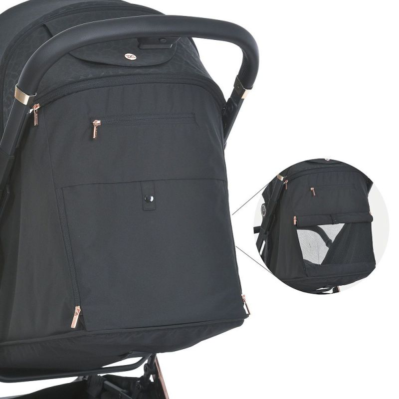 Прогулянкова коляска El Camino BEYA ME 1127-G Black Leo