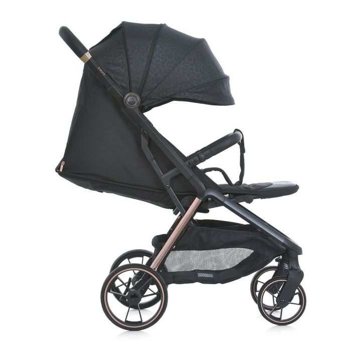 Прогулочная коляска El Camino BEYA ME 1127-G Black Leo