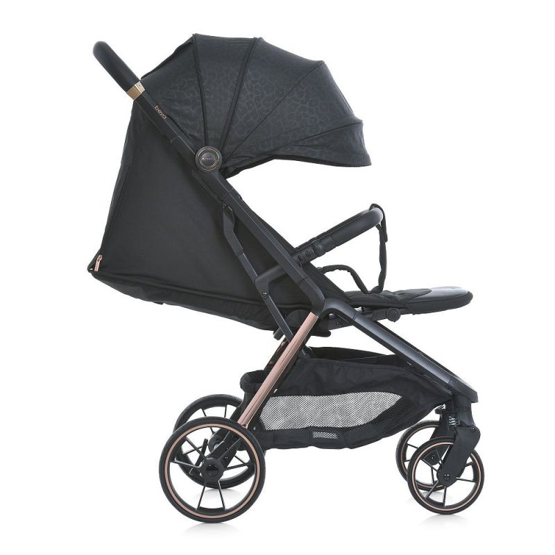 Прогулянкова коляска El Camino BEYA ME 1127-G Black Leo