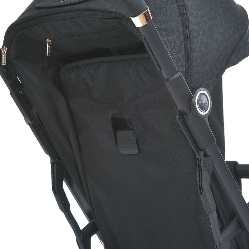 Прогулянкова коляска El Camino BEYA ME 1127-G Black Leo