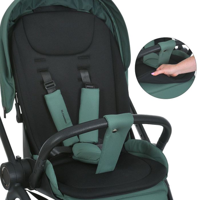 Прогулочная коляска El Camino CHLOE ME 1191 Smoke Green