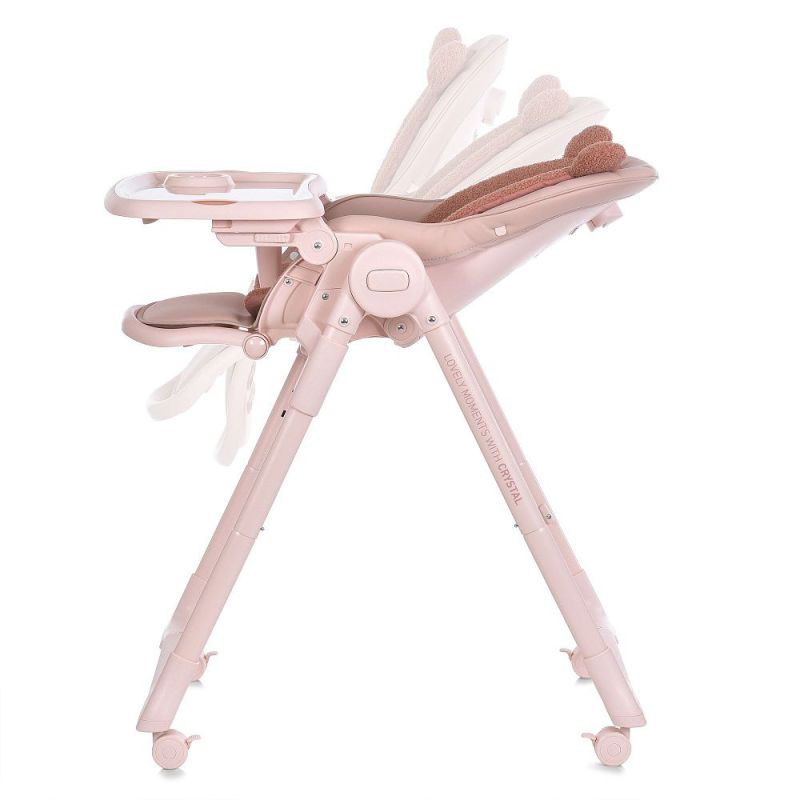 Стульчик для кормления El Camino CRYSTAL ME 1037 Bear Pink