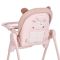 Стульчик для кормления El Camino CRYSTAL ME 1037 Bear Pink