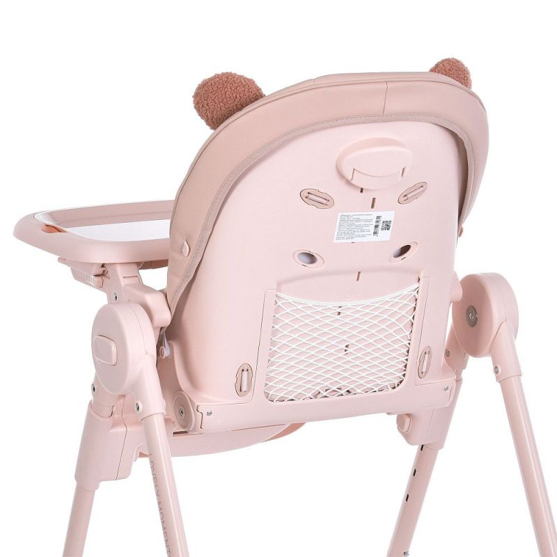 Стульчик для кормления El Camino CRYSTAL ME 1037 Bear Pink