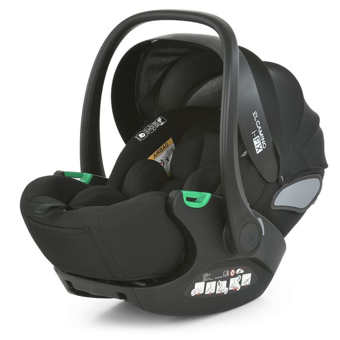 Автокресло El Camino i-FIX ME 1110 Moon Black
