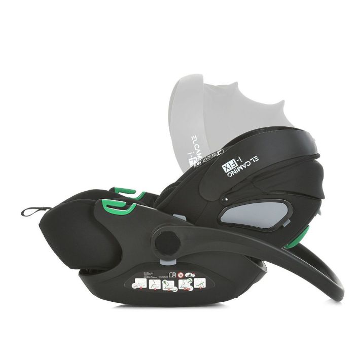 Автокресло El Camino i-FIX ME 1110 Moon Black