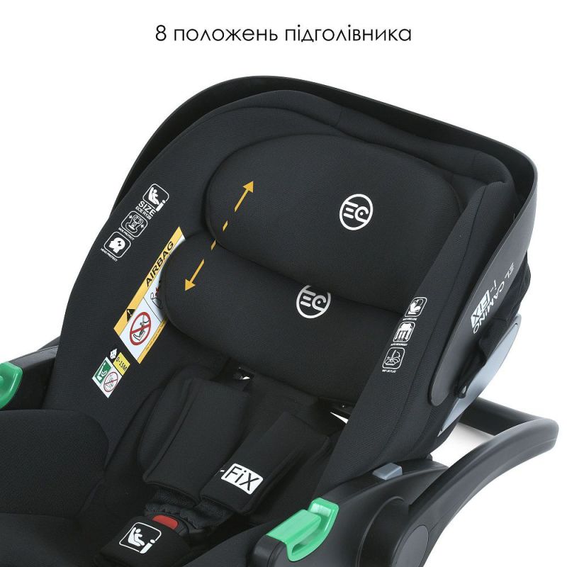 Автокресло El Camino i-FIX ME 1110 Moon Black