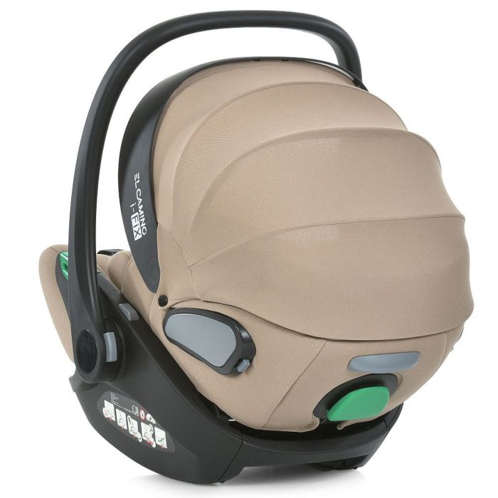 Автокресло El Camino i-FIX ME 1110 Natural Beige