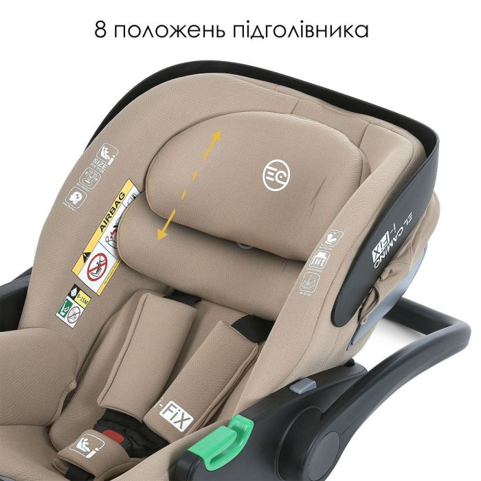 Автокресло El Camino i-FIX ME 1110 Natural Beige