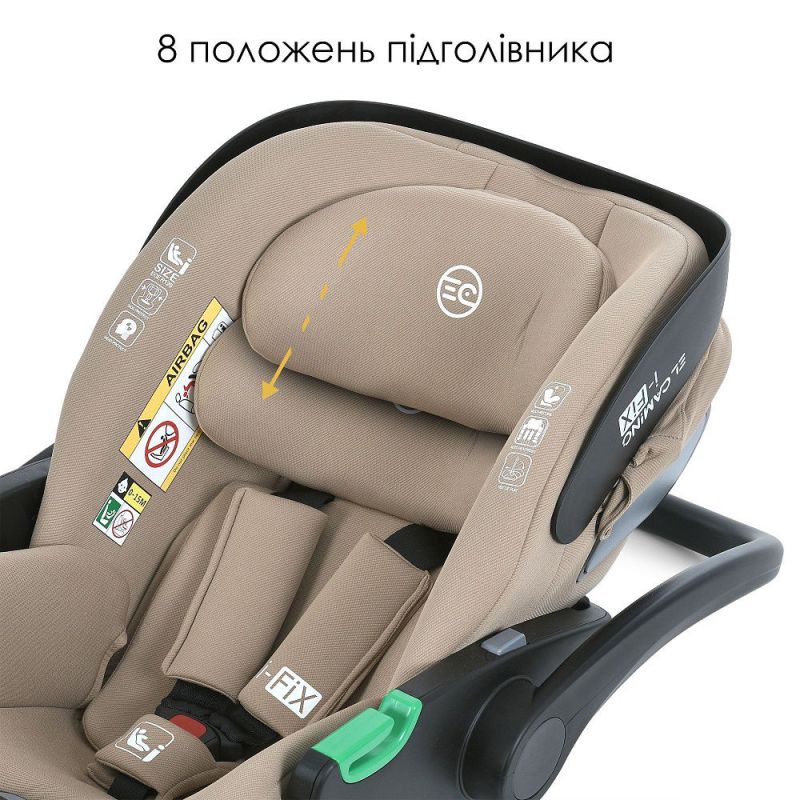 Автокресло El Camino i-FIX ME 1110 Natural Beige