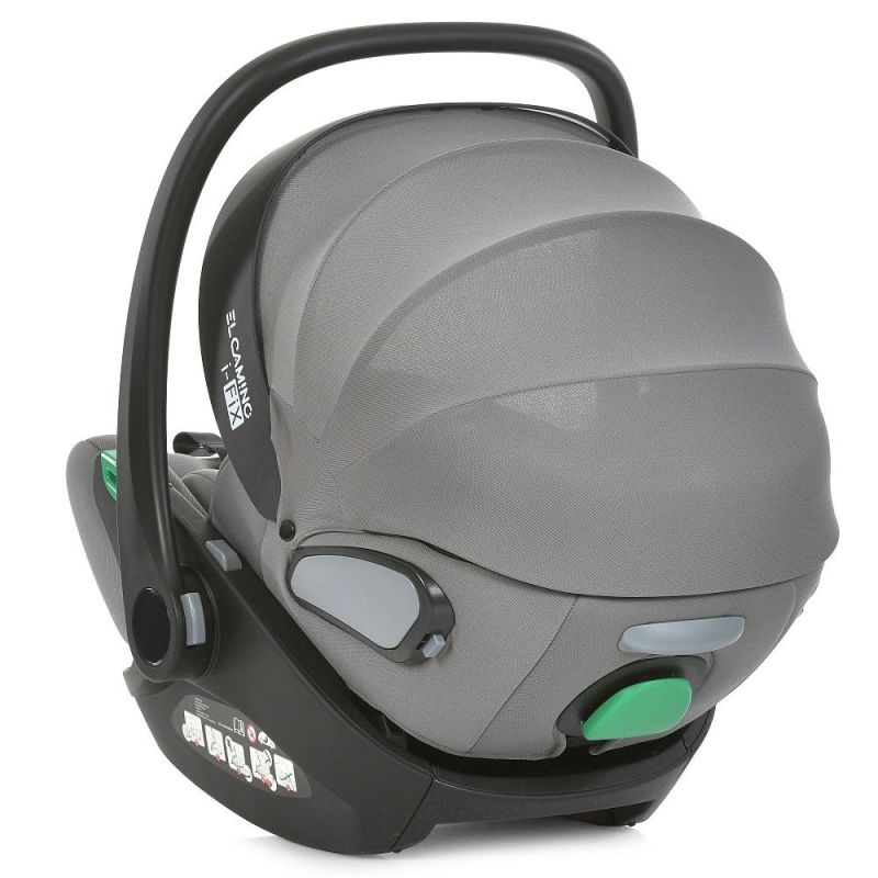 Автокресло El Camino i-FIX ME 1110 Simply Gray