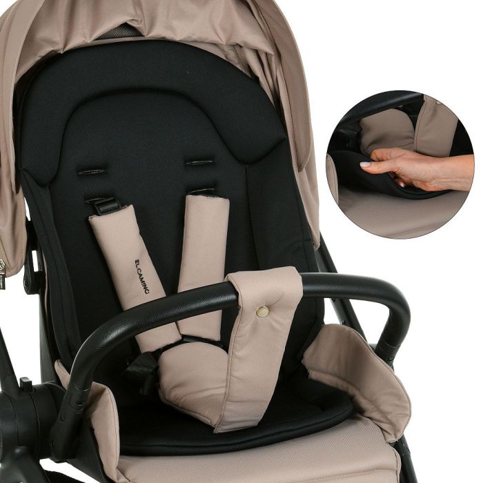 Прогулочная коляска El Camino CHLOE ME 1191 Nougat Beige