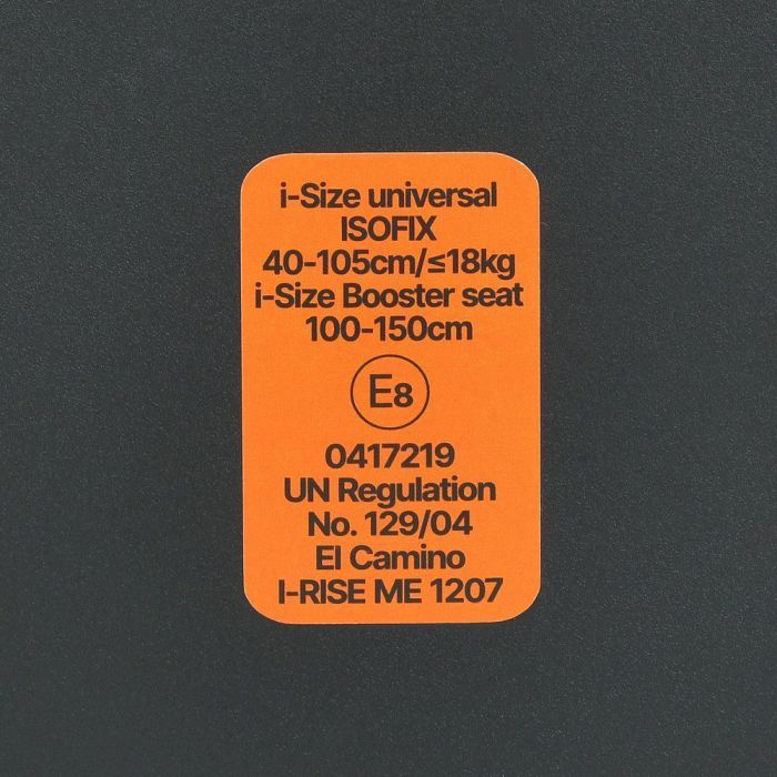 Автокресло El Camino i-Rise ME 1207 Gray