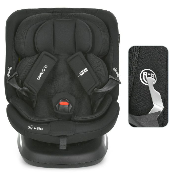 Автокресло El Camino i-Rise ME 1207 Black