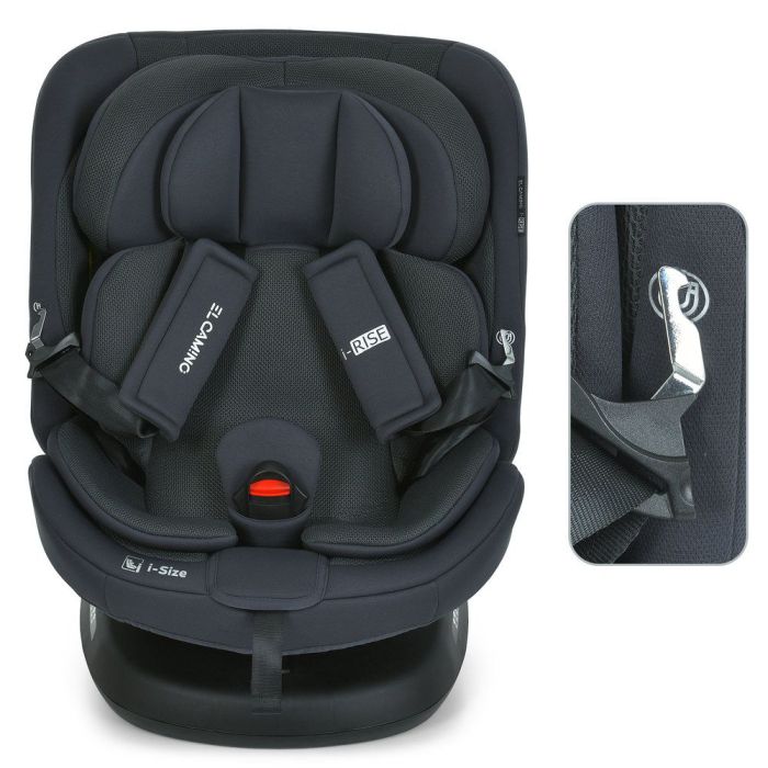 Автокресло El Camino i-Rise ME 1207 Gray