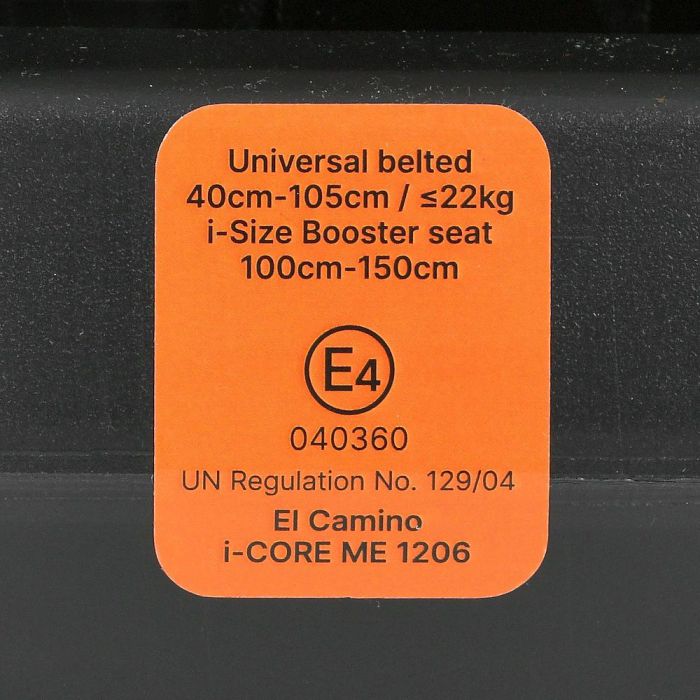 Автокресло El Camino i-CORE ME 1206 Gray