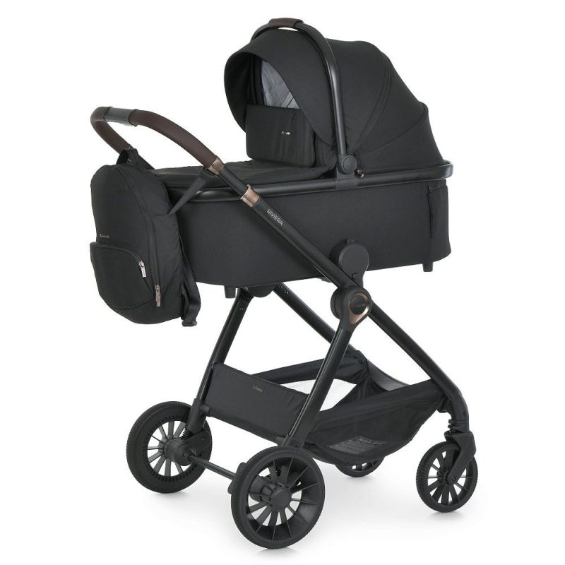 Коляска 2 в 1 El Camino RIVIERA ME 1183 Black