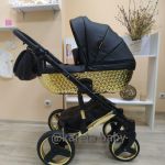 Коляска 2 в 1 Mikrus Crystal 28 черный