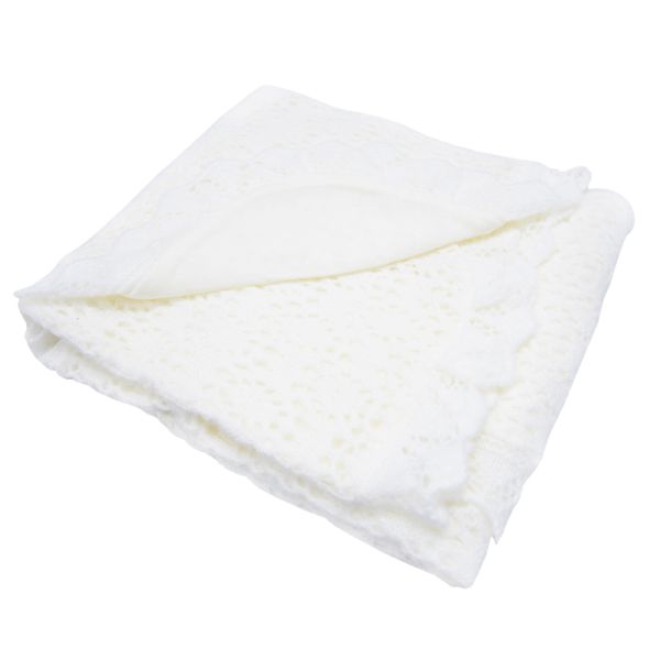 Плед Ажурний EKO ple-01 білий