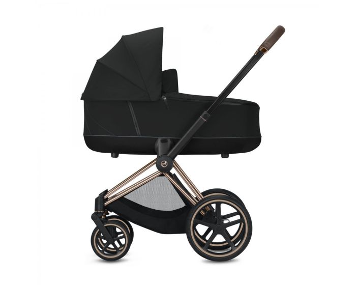 Коляска 2 в 1 Cybex Priam Lux (Deep Black Rose Gold)