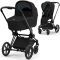 Коляска 2 в 1 Cybex Priam 4.0 Sepia Black шасси Matt Black