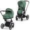 Коляска 2 в 1 Cybex Priam 4.0 Leaf Green шасси Chrome Black