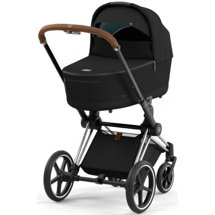 Коляска 2 в 1 Cybex Priam 4.0 Sepia Black шасси Chrome Brown