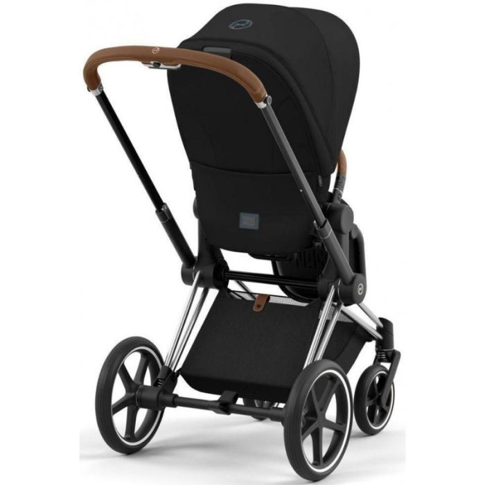 Коляска 2 в 1 Cybex Priam 4.0 Sepia Black шасси Chrome Brown
