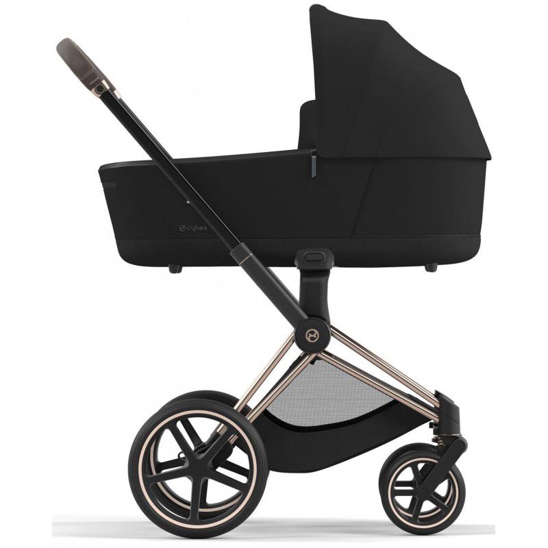 Коляска 2 в 1 Cybex Priam 4.0 Sepia Black шасі Rosegold