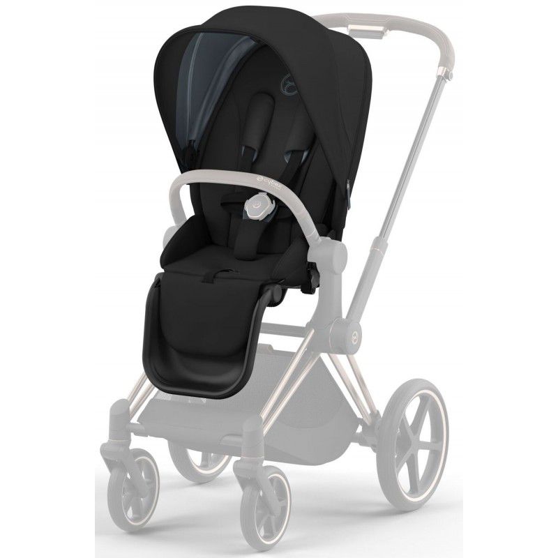 Коляска 2 в 1 Cybex Priam 4.0 Sepia Black шасі Matt Black