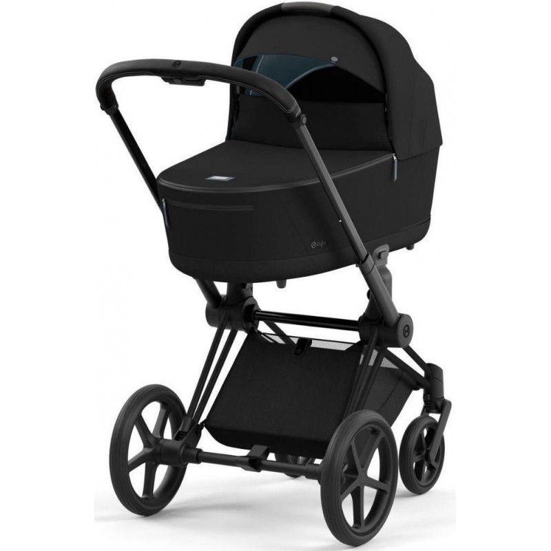 Коляска 2 в 1 Cybex Priam 4.0 Sepia Black шасі Matt Black