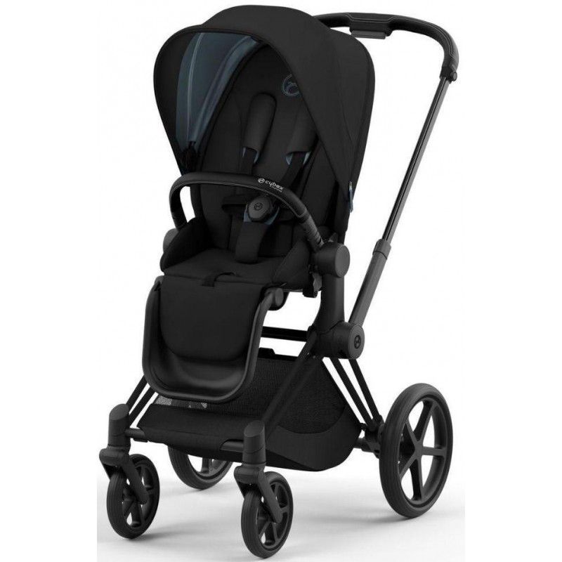 Коляска 2 в 1 Cybex Priam 4.0 Sepia Black шасі Matt Black