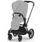Коляска 2 в 1 Cybex Priam 4.0 Leaf Green шасси Matt Black