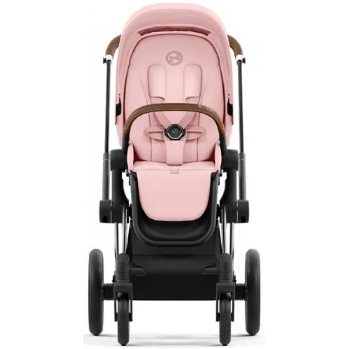 Коляска 2 в 1 Cybex Priam 4.0 Peach Pink шасси Chrome Brown