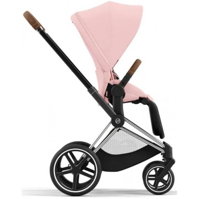 Коляска 2 в 1 Cybex Priam 4.0 Peach Pink шасси Chrome Brown