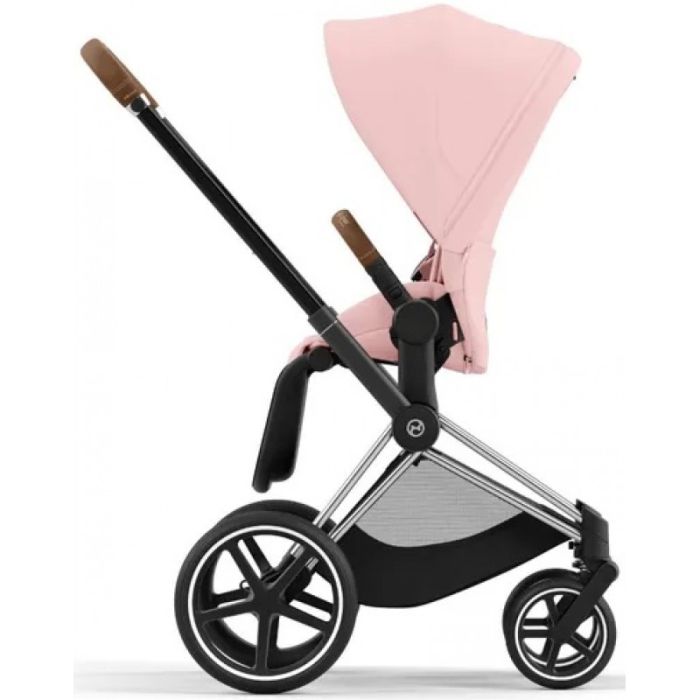 Коляска 2 в 1 Cybex Priam 4.0 Peach Pink шасси Chrome Brown