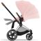 Коляска 2 в 1 Cybex Priam 4.0 Peach Pink шасси Chrome Brown