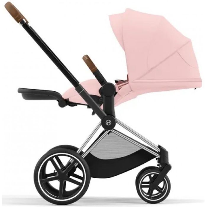 Коляска 2 в 1 Cybex Priam 4.0 Peach Pink шасси Chrome Brown