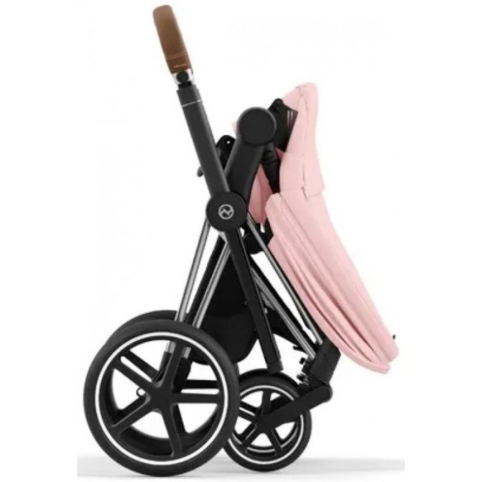Коляска 2 в 1 Cybex Priam 4.0 Peach Pink шасси Chrome Brown