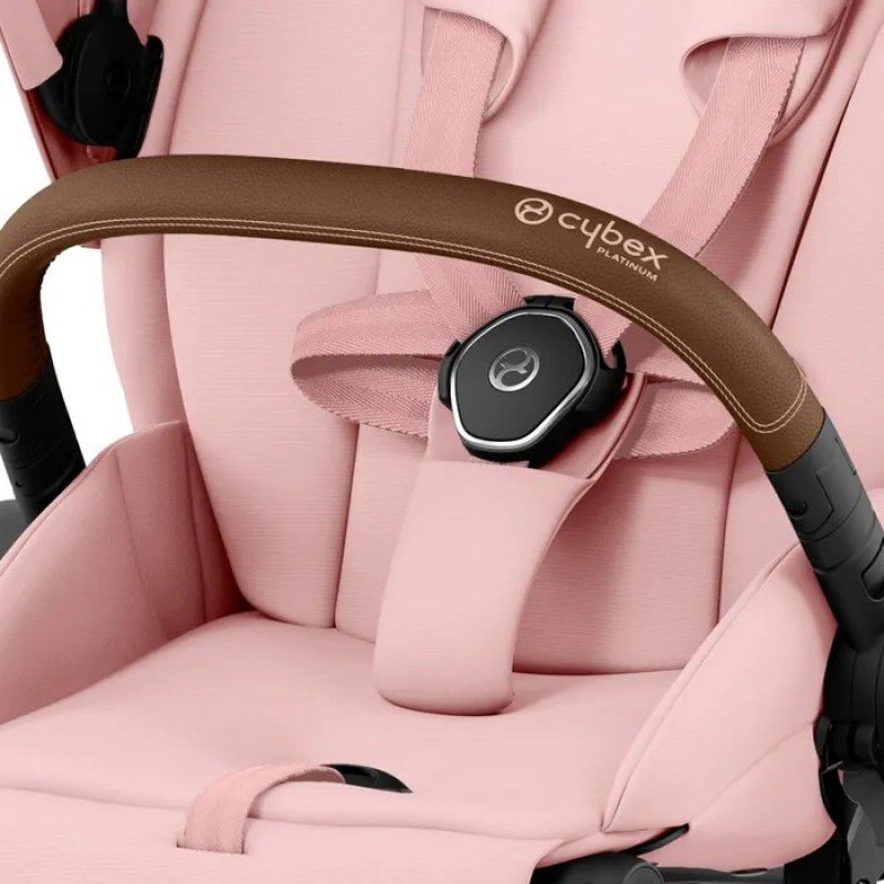 Коляска 2 в 1 Cybex Priam 4.0 Peach Pink шасси Chrome Brown